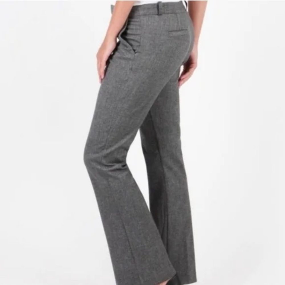 Betabrand Bootcut Classic Dress Pant Gray Wrinkle-Resistant Ponte Yoga Large LP - Picture 3 of 7